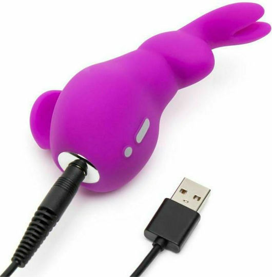 Happy Rabbit Clitoral Vibe Mini Κλειτοριδικός Δονητής 11.4cm Purple