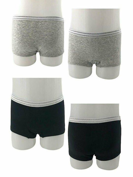 IDER Kids Set with Boxers Black, Grey 2pcs