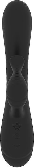 Rithual Anusara Mini Δονητής Rabbit 6.36cm Black