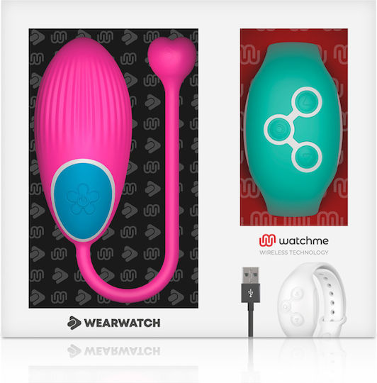 Anne's Wearwatch Egg Wirless Watchme Vibrator Ei mit Fernbedienung Fuchsia/ Aquamarine