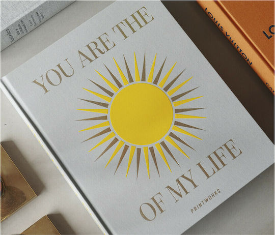 Printworks Album de nuntă You Are The Sunshine Of My Life 30 Pagini pentru 60 Albume foto Dimensiuni 10x15buc Gri 21x28buc