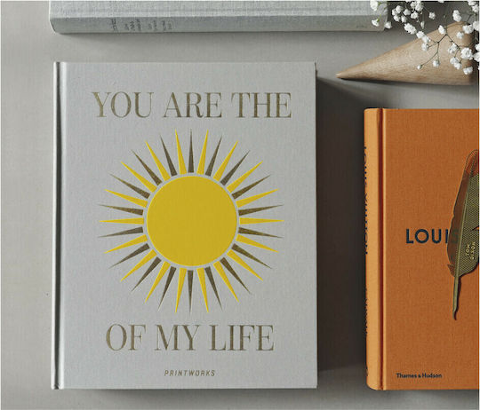 Printworks Album de nuntă You Are The Sunshine Of My Life 30 Pagini pentru 60 Albume foto Dimensiuni 10x15buc Gri 21x28buc