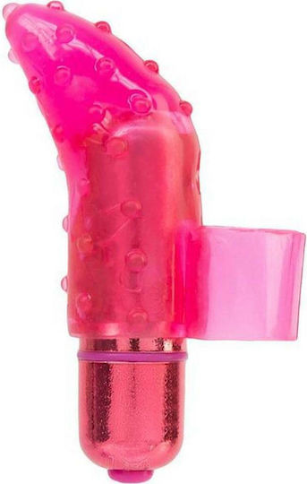Power Bullet Frisky Finger Vibrator Bullet with Remote Control 7cm Pink