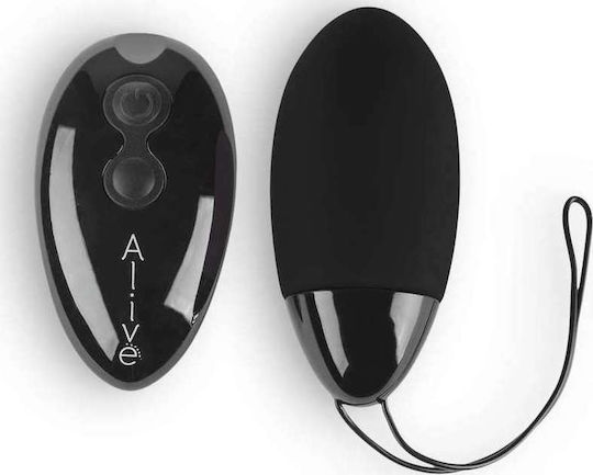 Adrien Lastic Alive Magic Egg Max Mini Δονητής Egg με Απομακρυσμένο Έλεγχο 8.5cm Black