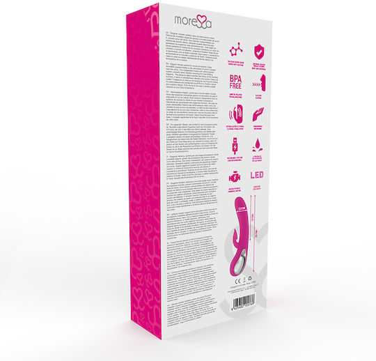Amoressa Dustin Vibrator Rabbit 20.5cm Pink