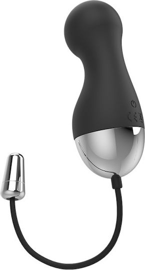 Brilly Glam Brilly Glam Mini Δονητής Egg με Απομακρυσμένο Έλεγχο 19cm Black