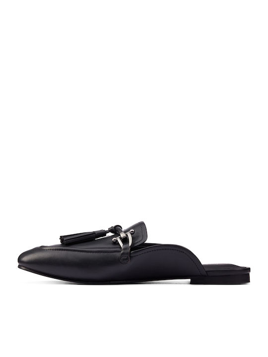 Clarks Pure2 Leather Mules Black 26161326