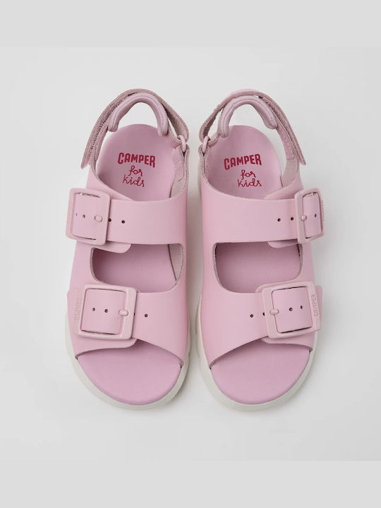 Camper Kinder Sandalen Oruga Rosa