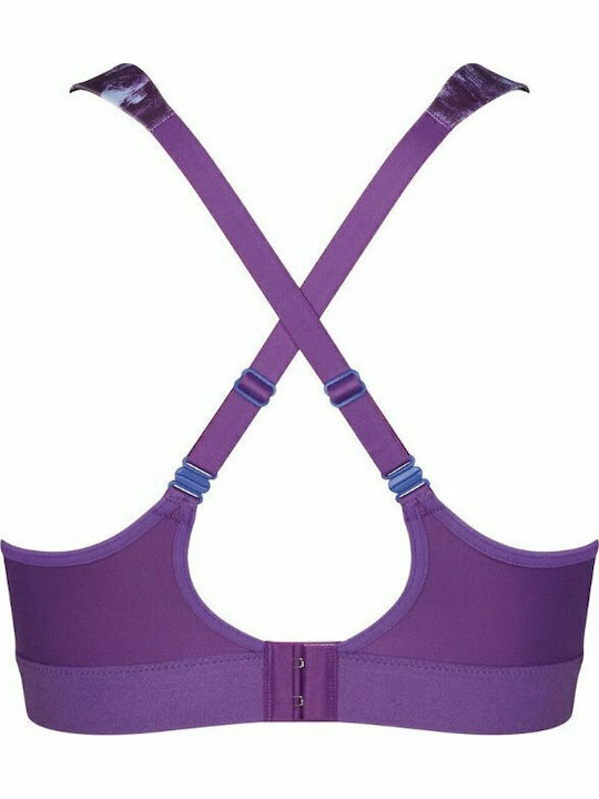 Triaction Extreme Athletic Athletic Bra with Light Padding without Underwire Purple