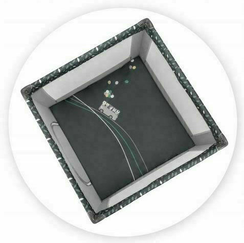 Momi Mamu Park with Mattress Jade 100x100cm