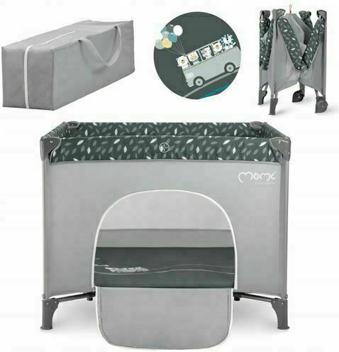 Momi Mamu Park with Mattress Jade 100x100cm