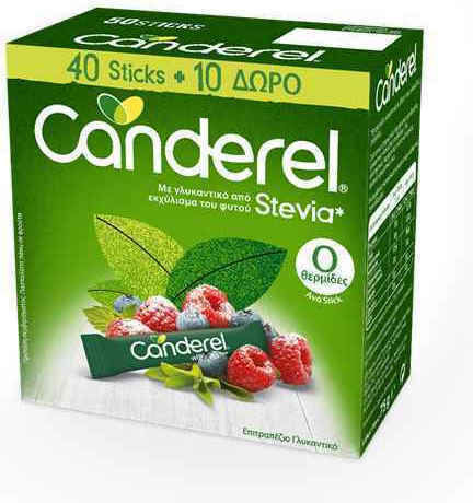 Canderel Stevia 50 Sticks