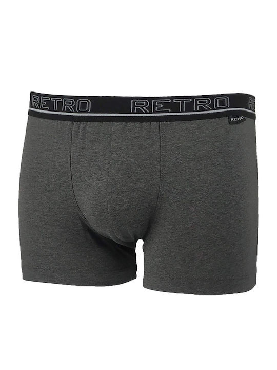 Retro Men's Boxers Anthracite 2Pack