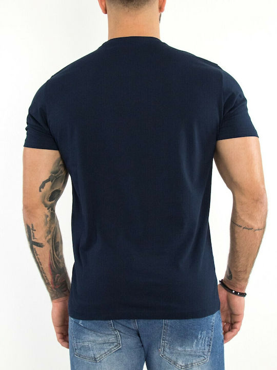 Wobbly Logo T-shirt Navy Μπλε