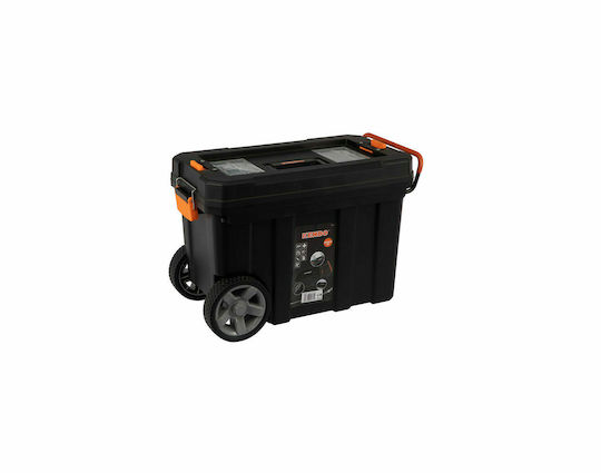 Kendo Tool Storage Plastic Wheeled Box W60xD30xH39cm 90274