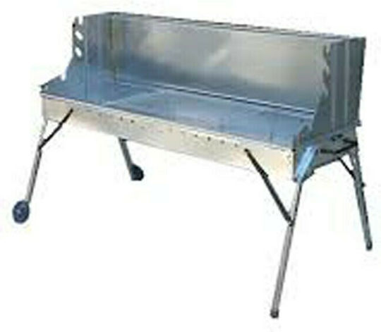 Verzinkt Holzkohlegrill für Lamm 150cmx47cm