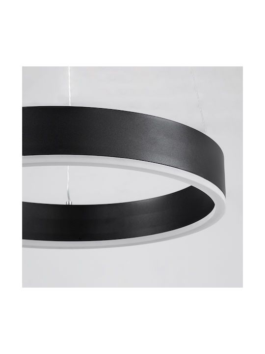 GloboStar Venom Pendant Light Black 60x60cm