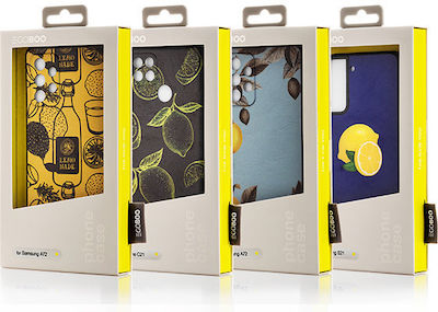 Egoboo Mat Back Cover Σιλικόνης Lemontree (iPhone 12 / 12 Pro)