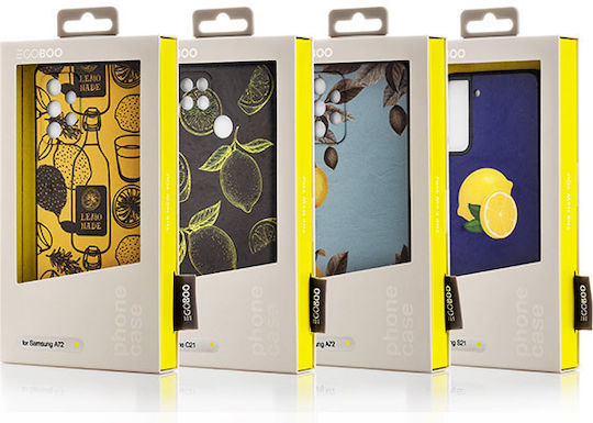Egoboo Mat Back Cover Silicon Lemontree (Galaxy A72)