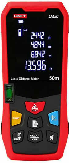 Uni-T Μέτρο Laser LM80 με Εύρος Μέτρησης 0.001m-80m