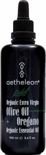 Aetheleon Ulei de Măsline Extra Virgin Produs organic cu Aromă cu oregano 100ml 1buc