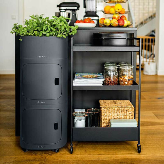 Lechuza Pila Βάση Γλάστρας Πλαστική Πετρόλ 35x35x32.5εκ.