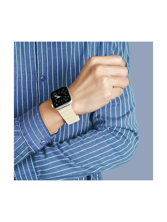 Dux Ducis Magnetic Strap Stainless Steel Beige (Apple Watch 44/45/46mm/Ultra 49mm) 0009096367