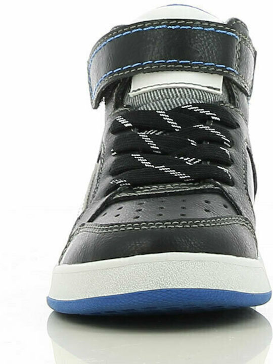 Kids Sneakers High with Scratch Black