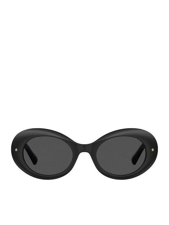 Chiara Ferragni Women's Sunglasses with Black Plastic Frame and Black Lens CF7004/S 807IR
