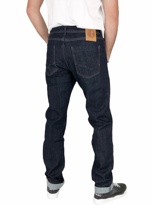 Back2jeans Men's Jeans Pants in Relaxed Fit Navy Blue