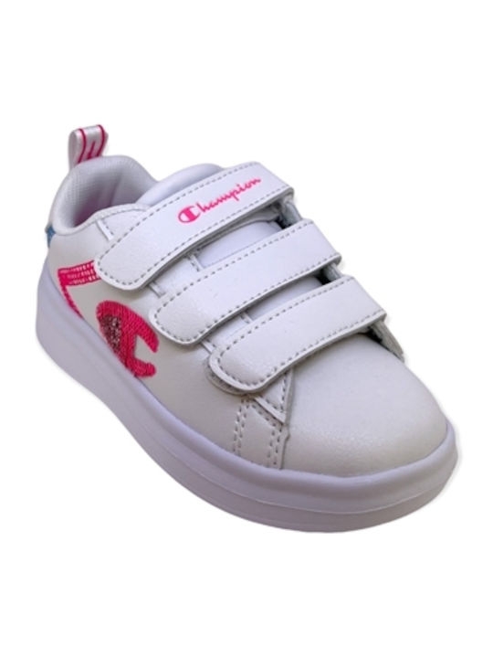 Champion Kids Sneakers Angel with Scratch White