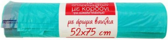 Gazorakis A.E. Trash Bags Reinforced Capacity 45lt with Drawstring 52x75cm 10pcs Blue
