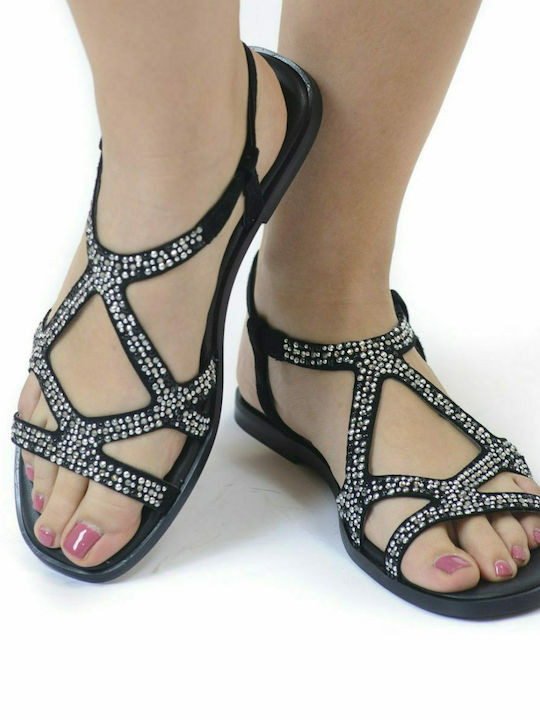 Women's Low Sandal with Small Pearls