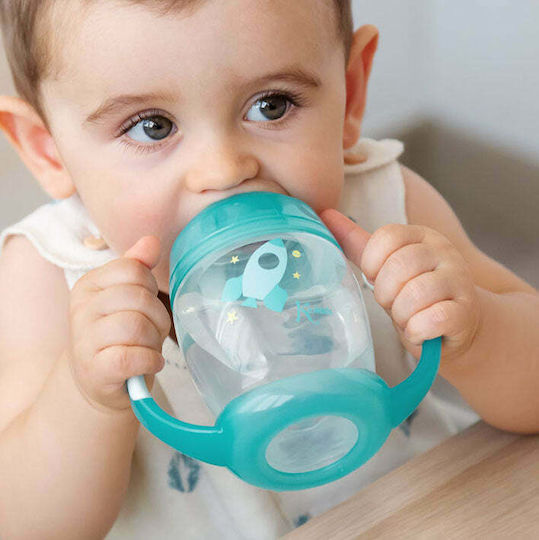 Kiokids Εκπαιδευτικό Μπιμπερό Space 6m+ Ciel 270ml