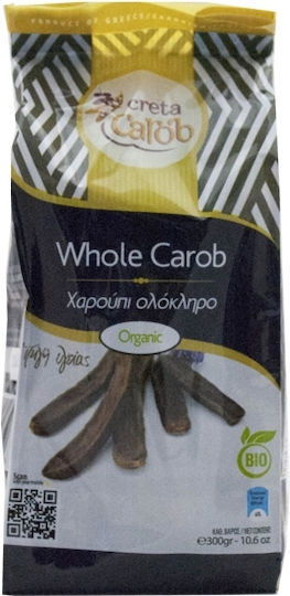 Creta Carob Ολόκληρο Βιολογικό Χαρούπι 300gr