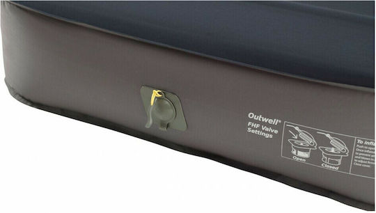 Outwell Dreamboat Αυτοφούσκωτο Ημίδιπλο Υπόστρωμα Camping 200x77cm Πάχους 16cm Μαύρο