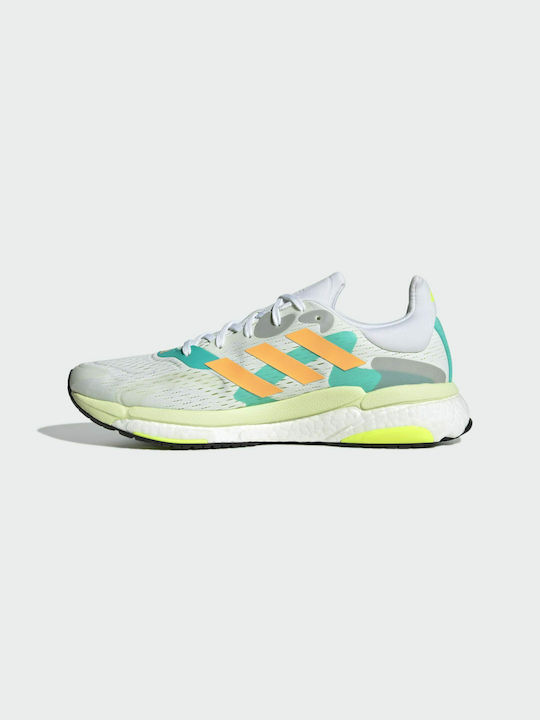 Adidas Solarboost 4 Ανδρικά Αθλητικά Παπούτσια Running Cloud White / Flash Orange / Mint Rush