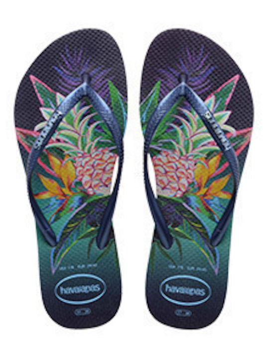 Frauen Flip Flops in Marineblau Farbe