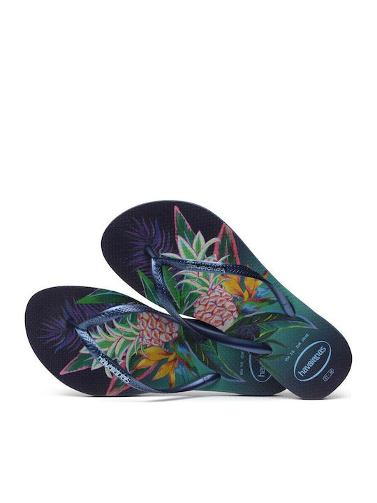 Frauen Flip Flops in Marineblau Farbe