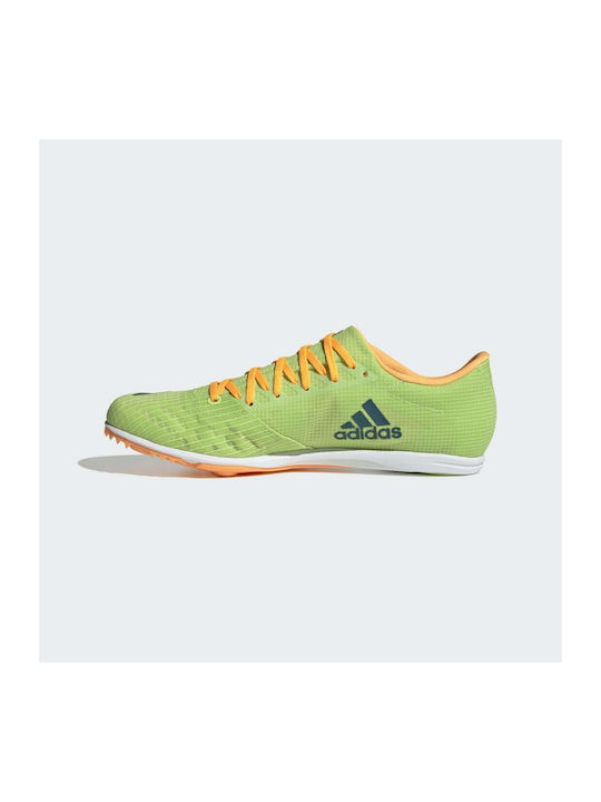 DistanceStar Sport Shoes Spikes Pulse Lime / Real Teal / Flash Orange