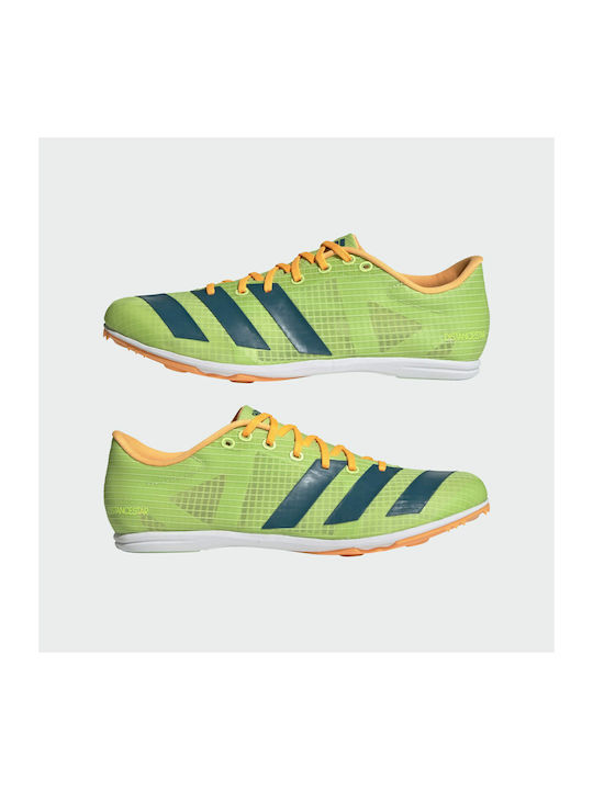 DistanceStar Sport Shoes Spikes Pulse Lime / Real Teal / Flash Orange