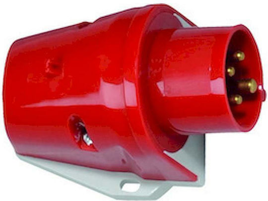 Geyer Male Industrial Socket Socket Outlet 5x32A 400V IP44 24143