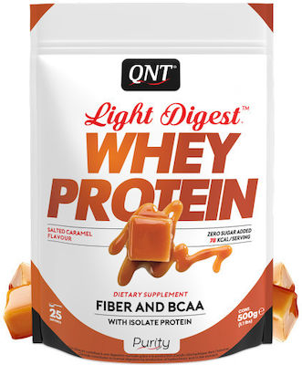 QNT Light Digest Whey Fără gluten cu Aromă de Caramel sărat 500gr