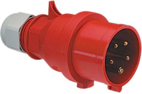 Geyer Male Industrial Socket Socket 5x32A 400V IP44 204