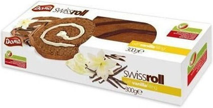 Doma Κέικ Ρολό Cocoa & Vanilla 300gr