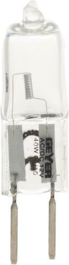 Geyer Λάμπα Αλογόνου για Ντουί GY6.35 με Ισχύ 40W 12V