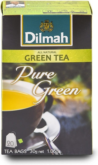 Dilmah Πράσινο Τσάι Pure Green 20 Φακελάκια 30gr