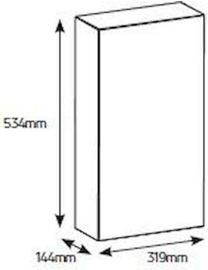 Geyer Wall mounted Waterproof 12-Elements Fuse Box with 3 Rows