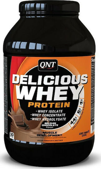 QNT Delicious Whey Whey Protein Gluten Free with Flavor Belgian Chocolate 908gr