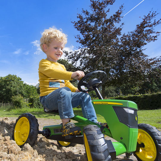 Kids Foot-to-Floor Ride On Tractor with Pedal Buzzy John Deere Green
